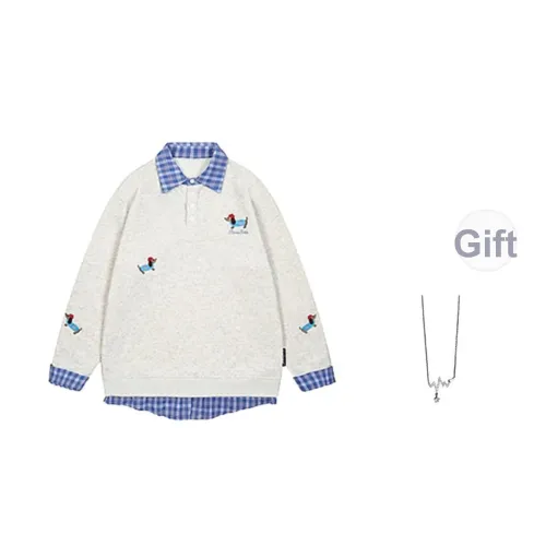 SONDR Светло-серый с ожерельем женские свитшоты