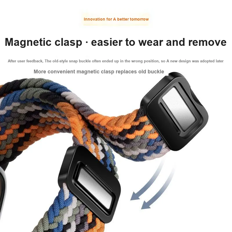 CHRROTA Apple Compatibility Watch Band Fabric Material-2