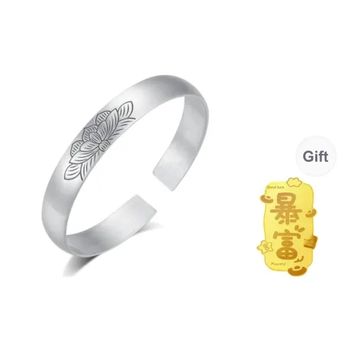 CHAOHONGJI 999 Fine Silver Bangles Women's