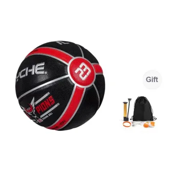 PSYCHE PU Basketball Red Black Size 7 Training Unisex