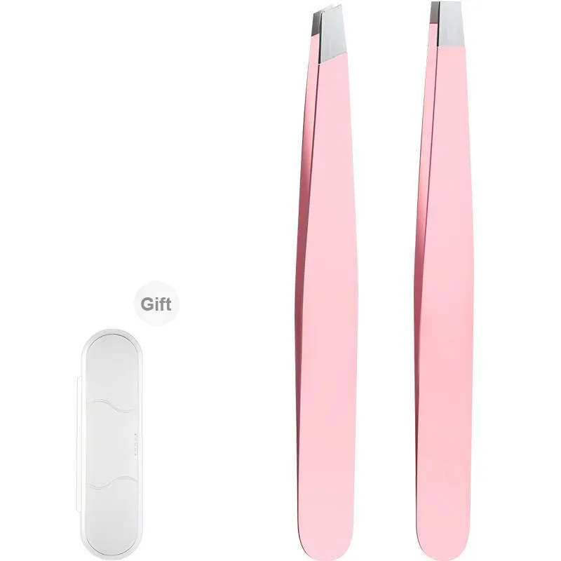 Goodgudi Small Tweezers Brow Clip False Eyelash Tools-0