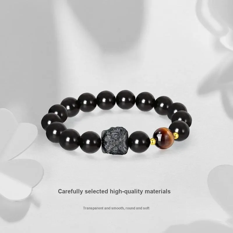 JUICY GRAPE Obsidian Bracelets Unisex-2