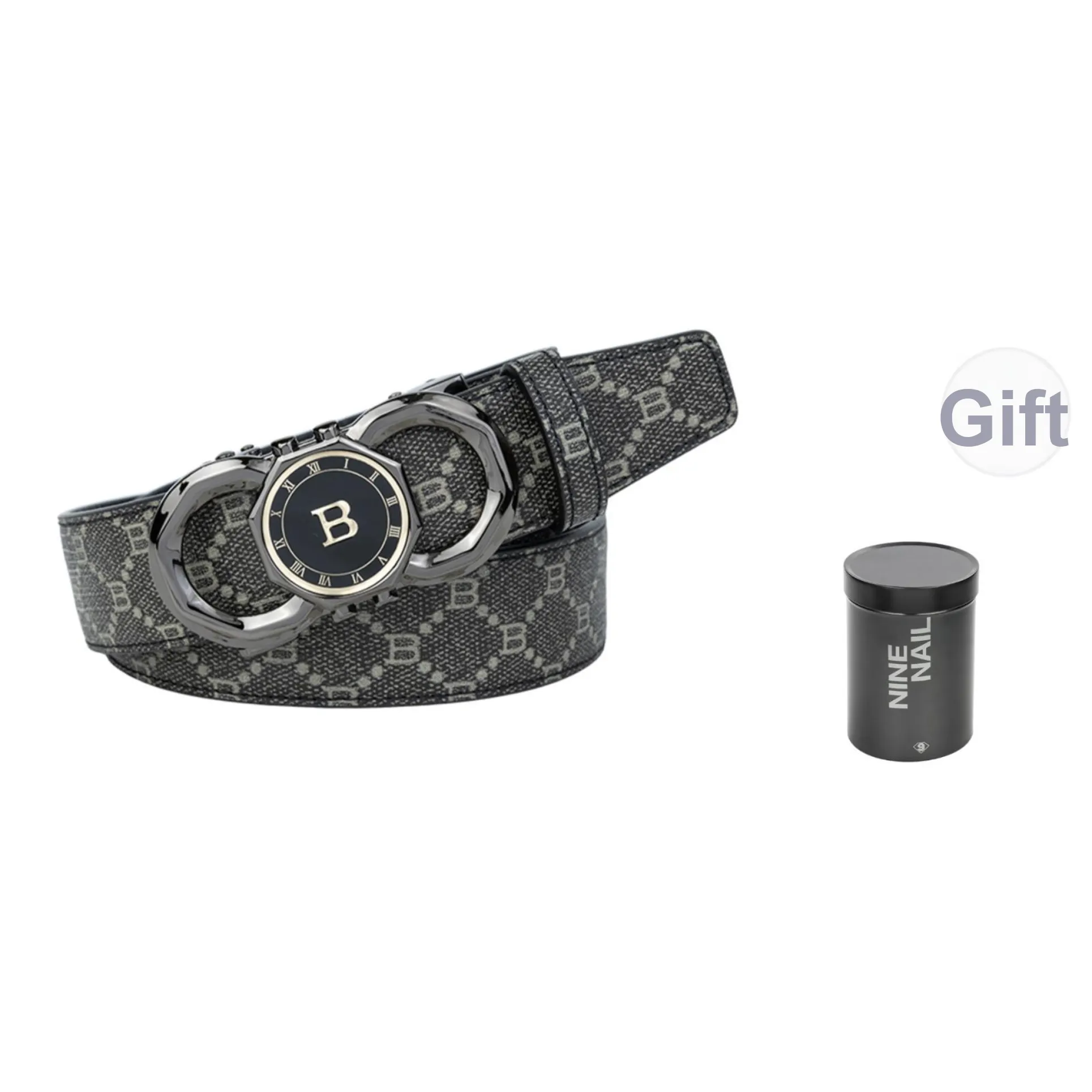 NINE NAIL Коровья кожа натуральная кожа Мужской ремень Мужская ширина тела 3,5CM