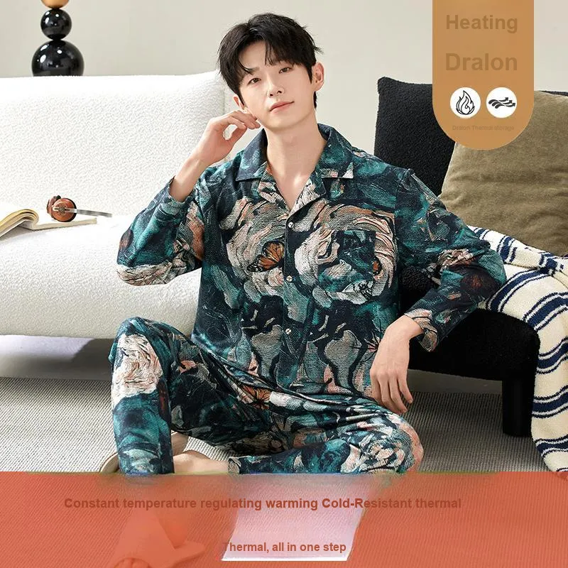 Good Fortune Pajama Set Men's Image Color-1