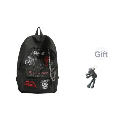 KAMLUI Холщовая сумка-рюкзак стандартная унисекс черный бургунди