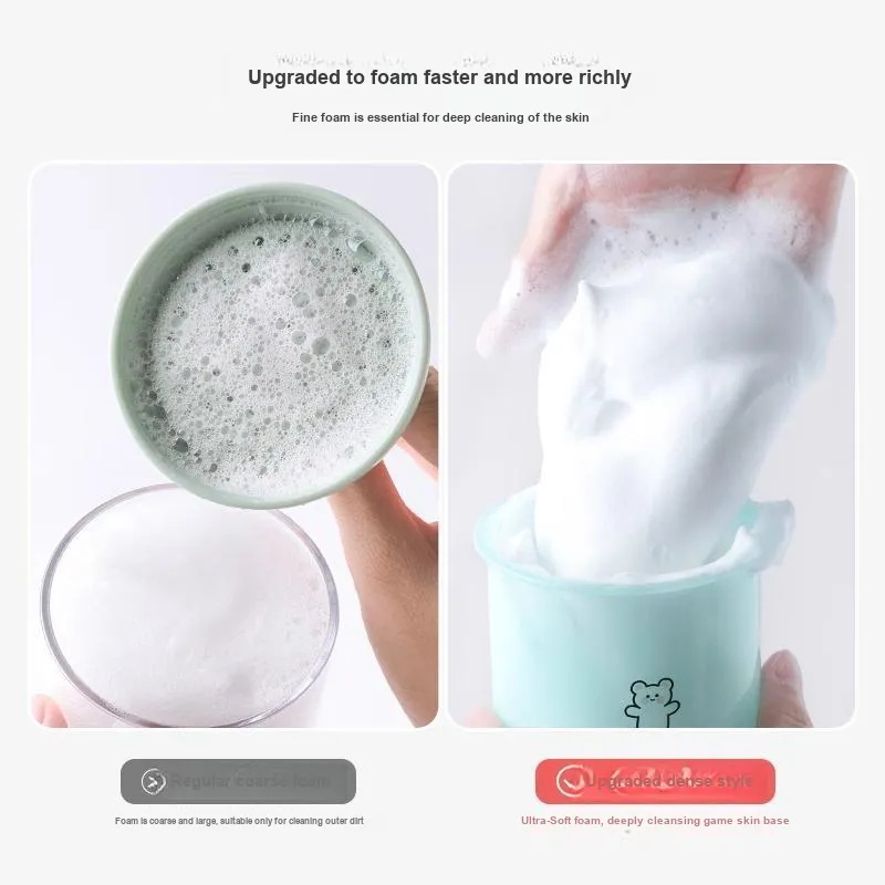 Goodgudi Face Wash Foam Maker Foam Maker Cleanser Facial And Hair Shampoo Foam Cup And Bottle-3