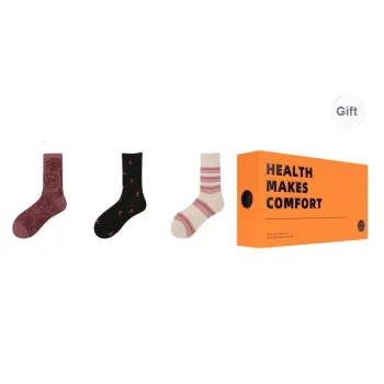 Vine Color Mid-Calf Socks Women's 3 Pack