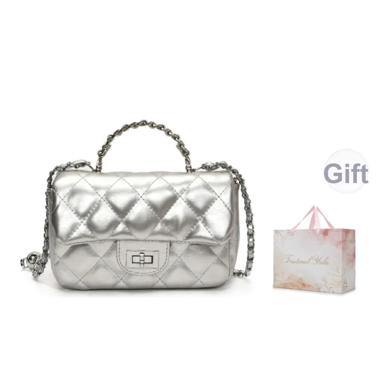 TOUTSEUL YOLO PU Handbag Regular Women's Pink/Silver/Blue/White/Black-8