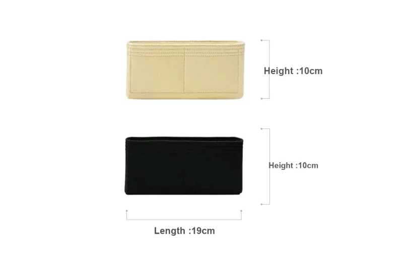 Lan Bao Fan Felt Mini, Storage Bag Insert, Medium Bag, Bag Strap Unisex Multicolor-16