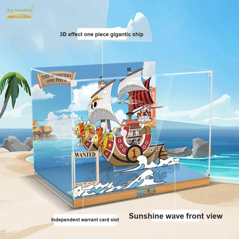 LIGHT YOUR BRICKS Compatibility Pop Mart Aquaman Collection Display Case Model Accessories-10