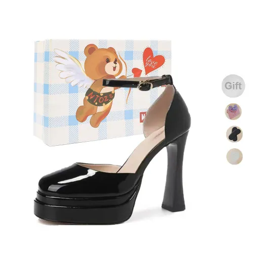NTOZE High Heels Women's Black