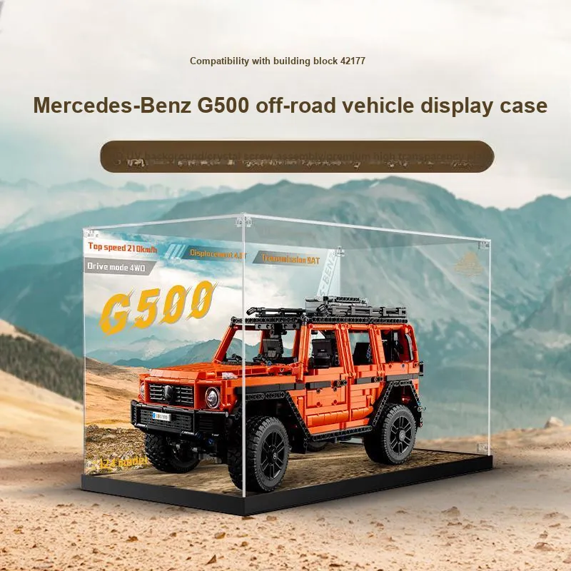 LIGHT YOUR BRICKS Compatibility Building Block 42177 Mercedes Benz G500 Off Road Vehicle Storage Box Model Accessories-8