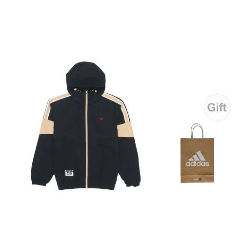 Adidas Originals Jackets Men Black Jackets+Gift Bag