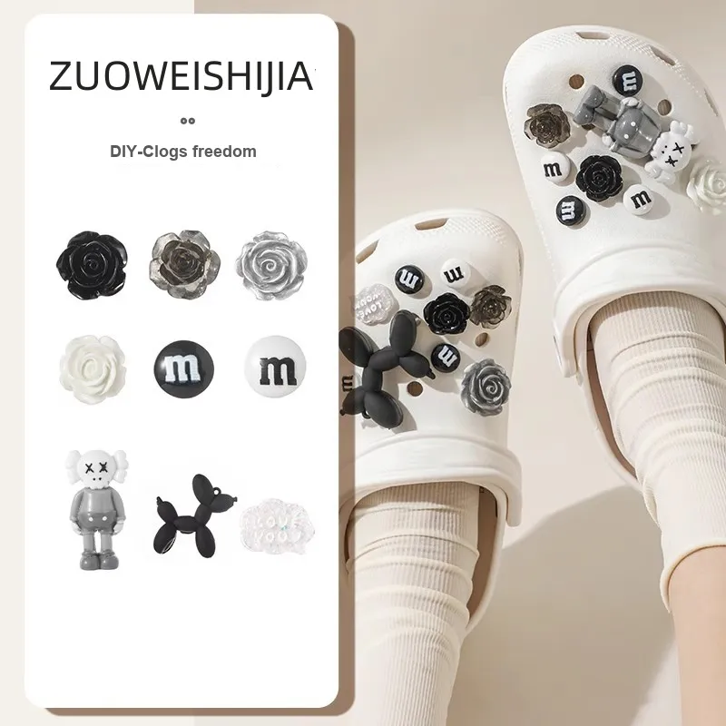 ZUOWEISHIJIA Resin Individual Versatile All Shoe Charm Unisex-1