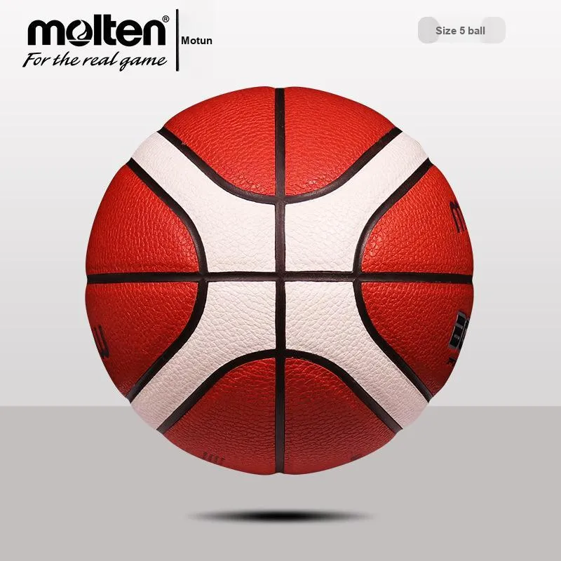 Molten PU Basketball Red White Size 7 Size 6 Training Unisex-7