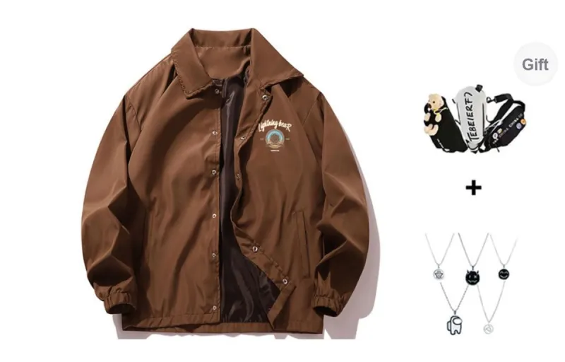 LIGHTNING BEAR Jackets Coats Unisex-17