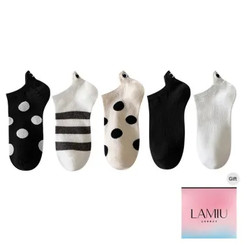 Lan Miao No Show Socks Women's Shopping Bag Combo Set