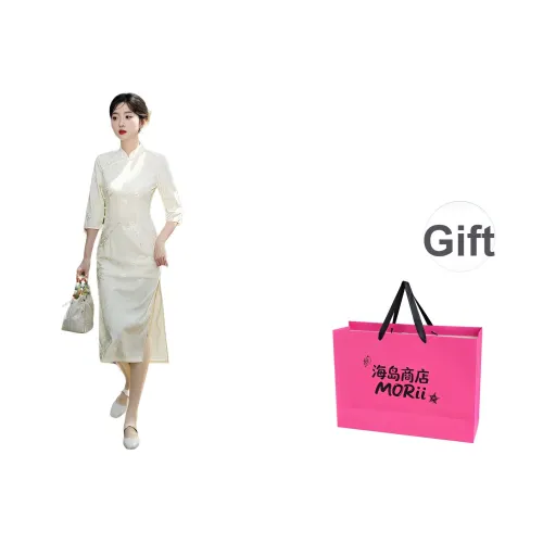 MORii Длинное платье с длинными рукавами женское