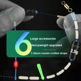 5.7m Figure-8 Loop Spot Fishing Rigs Three-Piece Set
