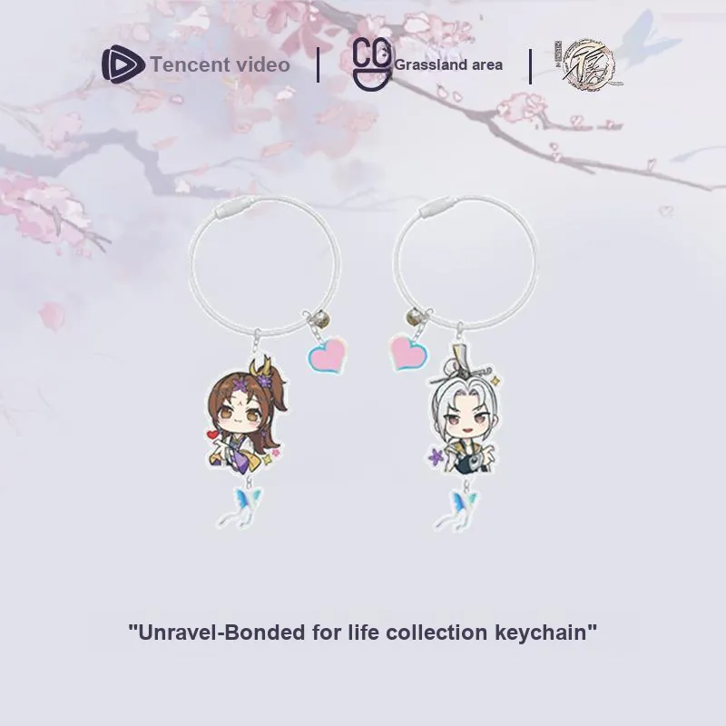 TENGXUNSHIPINCAOCHANGDI Paint The Rogue In The Jianghu Bonded For Life Collection Guanchu Anime Merchandise Badges-6