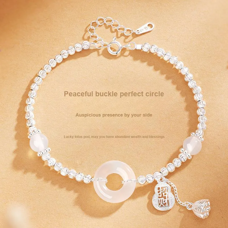 Central Fashion Chalcedony Bracelets Women's-2