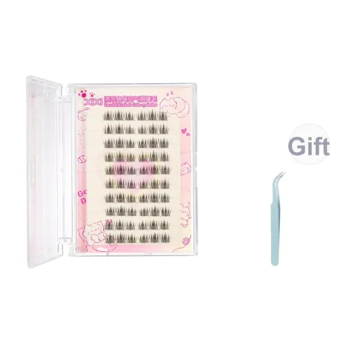 Xixi Бахрома Русалка Воздух Искусственные ресницы удлиняющие Без клея Натуральный