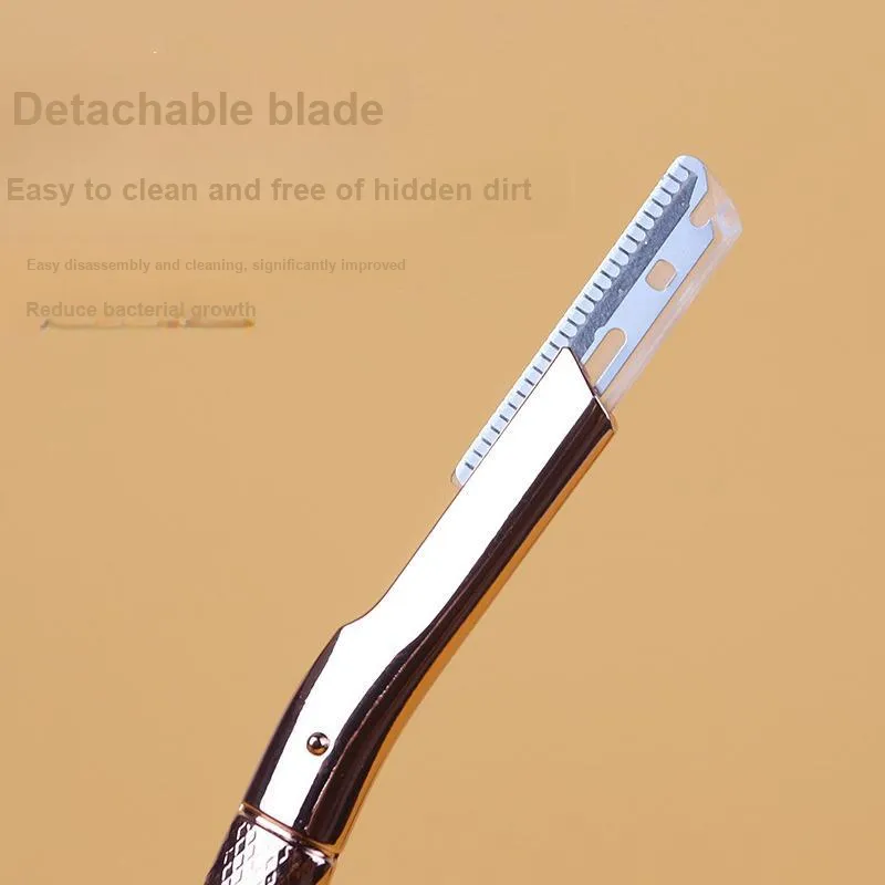 Mulei Manual Safety Protective Portable Eyebrow Razor-1