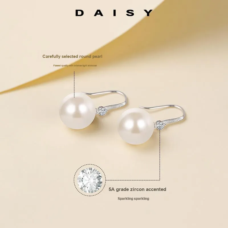 Daisy Dream 999 Fine Silver Earrings Women's-4
