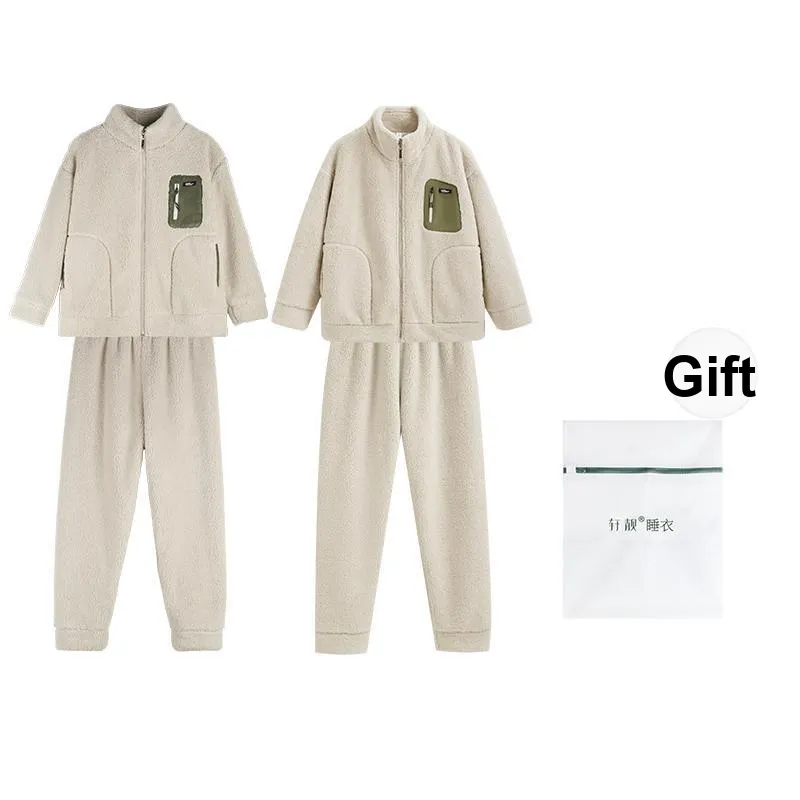 Xuan Liang Pajama Set For Fall And Winter Unisex Laundry Bag Included-7