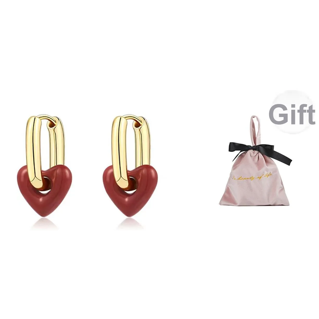 Wakfu Золото с покрытием медь 925 пробы серьги-булавки женские