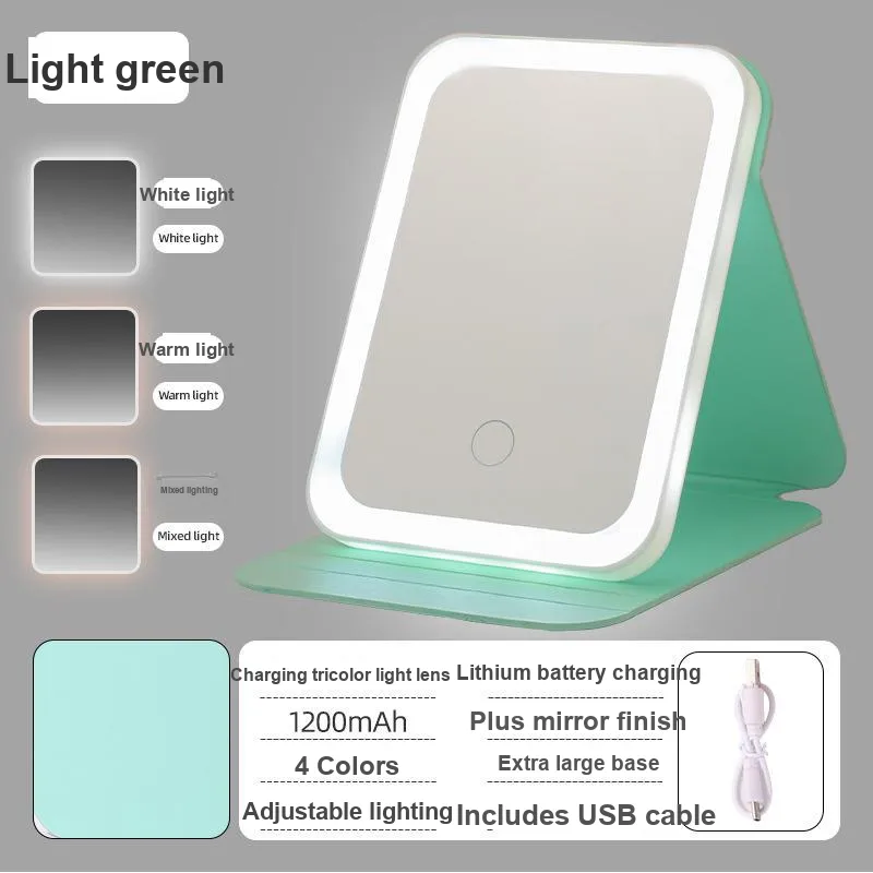 Gentle Welcome LED Square Foldable Charging With Free Dimming Fill Light Lens-11