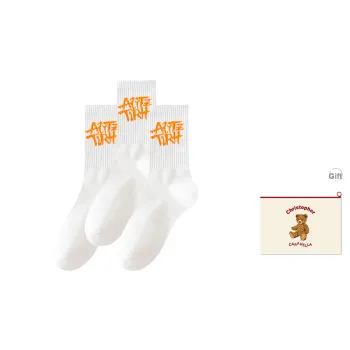 Caramella Mid Calf Socks Men's Shopping Bag Combo