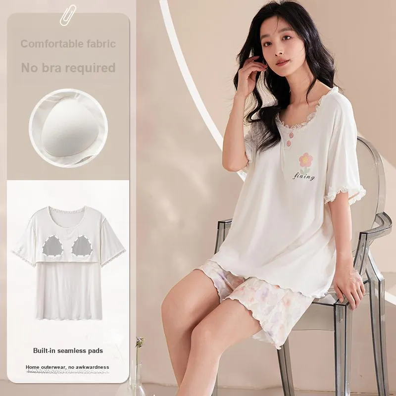 MADALLO Pajama Set Women's White-1