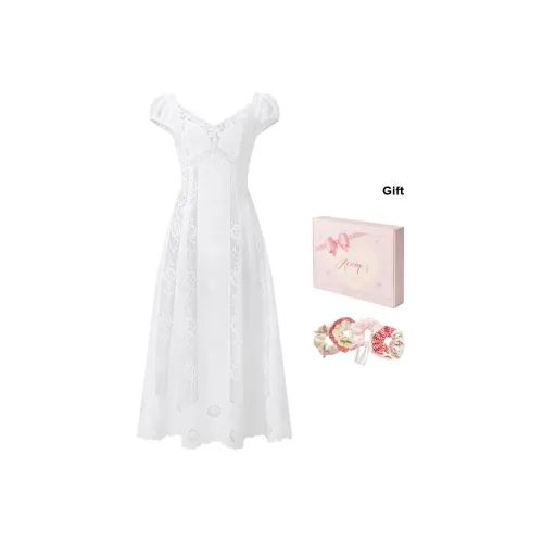 ACAINES Короткое платье с короткими рукавами женское