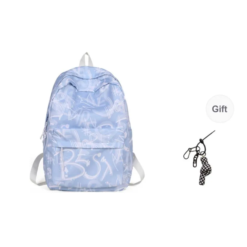 KAMLUI Nylon Backpack Unisex ÍTica: Black/Red/Green/Blue-21