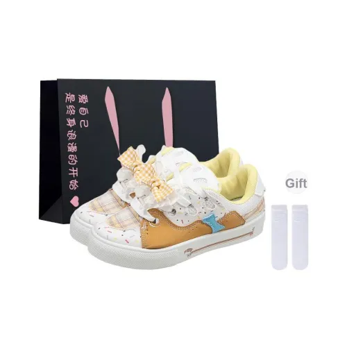 Boldi Kuki Низкие кроссовки для скейтбординга женские желтые сумка для покупок