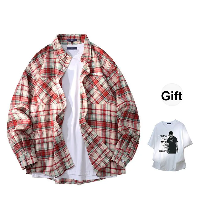 FAX FOR FMACM Shirt Unisex Red Plaid-5