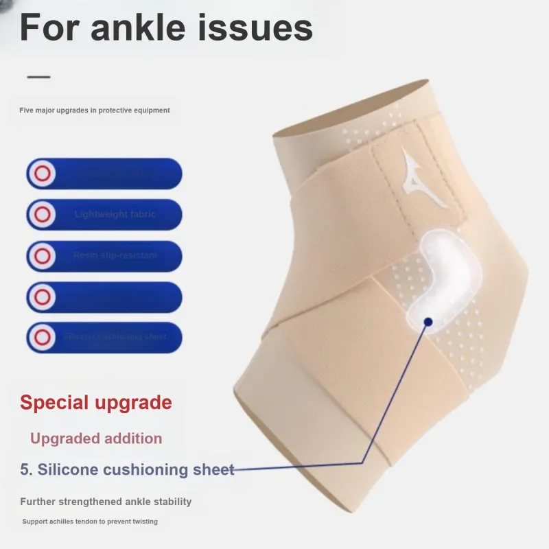 Mizuno Ankle Braces Soccer Basketball Badminton Unisex Polyamide Elastane-2
