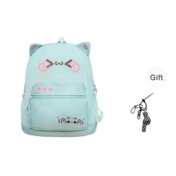 KAMLUI Nylon Backpack Regular Unisex White/Pink/Blue