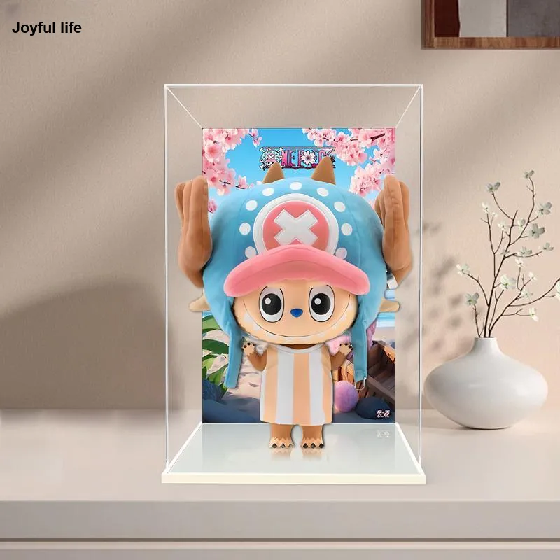 LIGHT YOUR BRICKS Compatibility Pop Mart Labubu Tony Chopper 400% One Piece Display Case Model Accessories-4