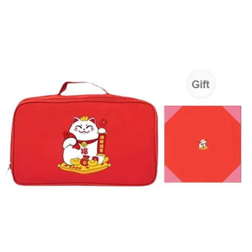 Imono Hand Carved Mahjong Ivory Lucky Cat Cute Cartoon 40/42/Size 44 Mahjong Box Board Games