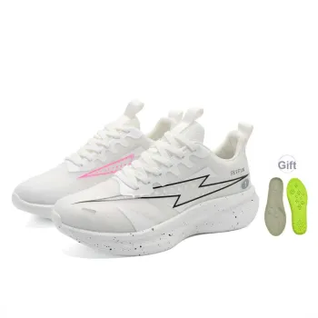 7 SEVFUN Running Shoes Unisex Low Top White Blue