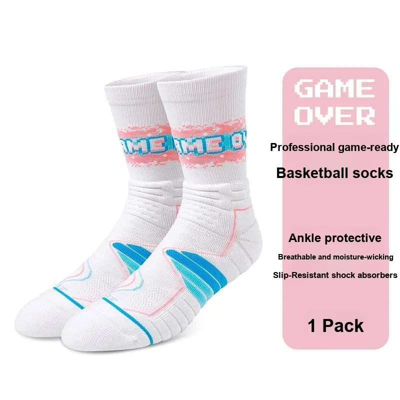 Gentle Welcome Basketball Socks Unisex 1 Pack-1