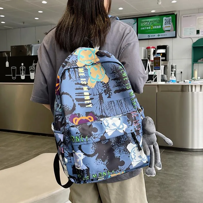 ResNonverba Nylon Backpack Regular Unisex Multicolor-13