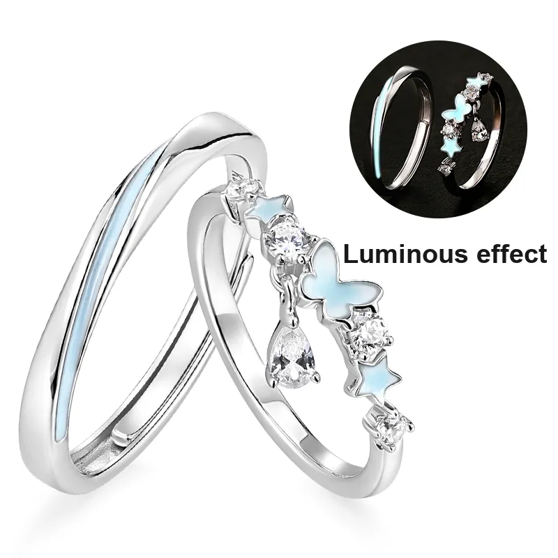 KADER 925 Sterling Silver Rings Unisex Silver Box-1