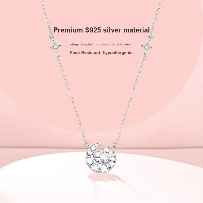 Disney S925 Silver Necklaces Women's-38
