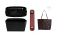 City33 Burgundy Shoulder Pads 20.5cm+Black Liner