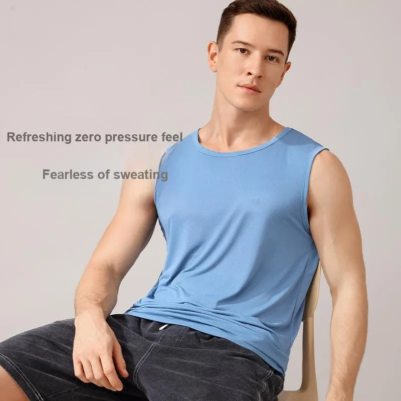 H YXIANG Men Tank Tops-2