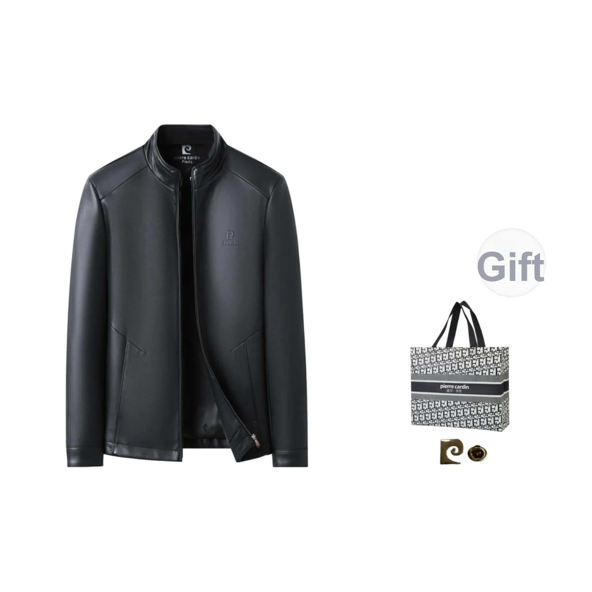 PIERRE CARDIN Кожа Куртка Унисекс