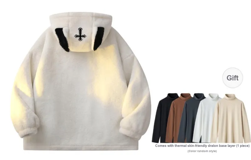 Qnxeey Velvet Jackets Unisex-22